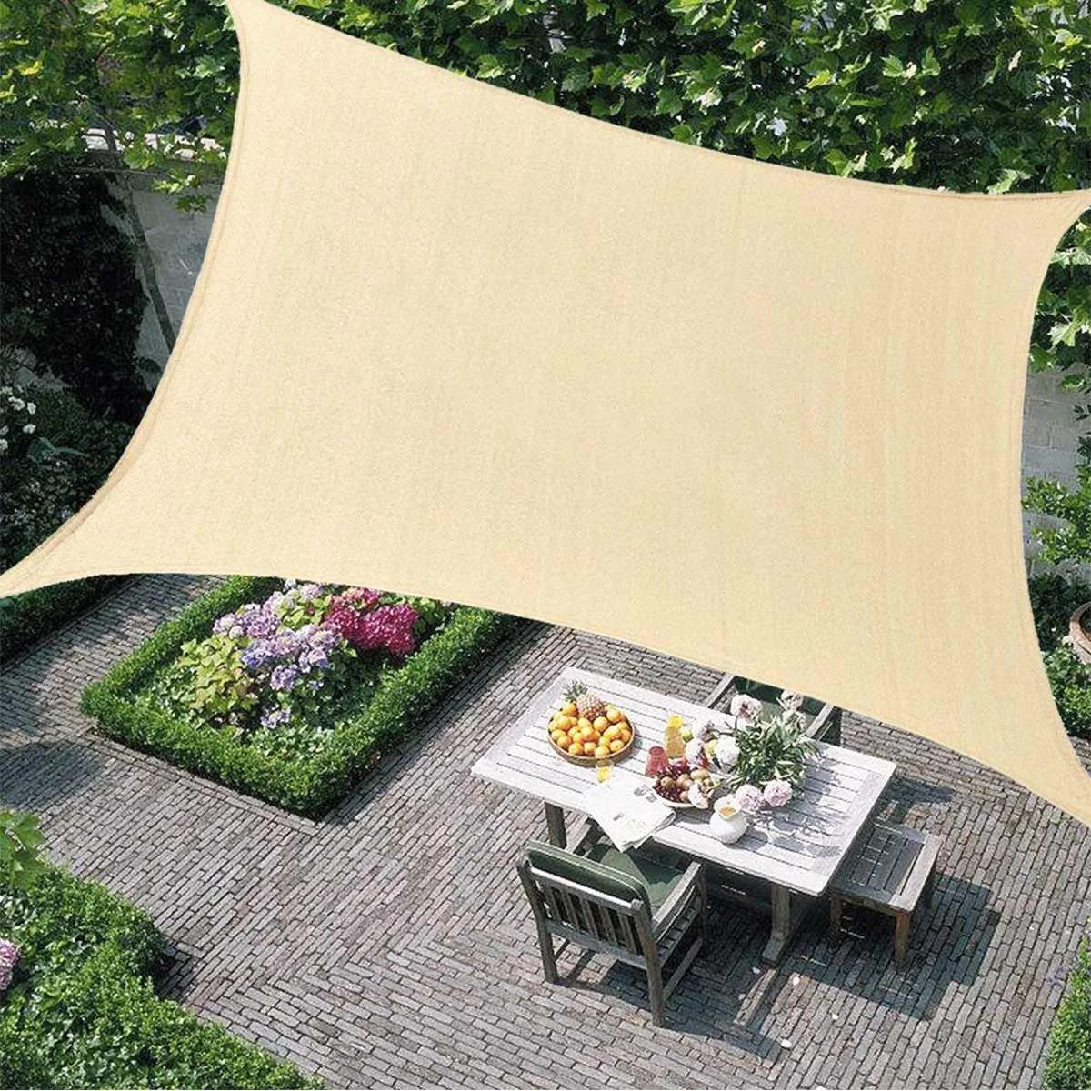 

Light Beige Rectangle Square Extra Heavy Duty Shade Sail Cloth Hanger2.5x2.5 3x3 4x4 5x5 2x3 2x4 2x5 2.5x3 3x4 3x5 3x62x2 3.
