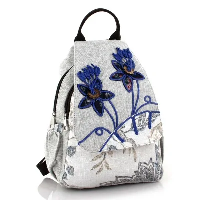 Fashion national string appliques women shopping backpacks!Hot prints lady Casual zipper&hasp backrack All-match canvas backruck 
Fashion national string appliques women shopping backpacks!Hot prints lady Casual zipper&hasp backrack All-match canvas backruck