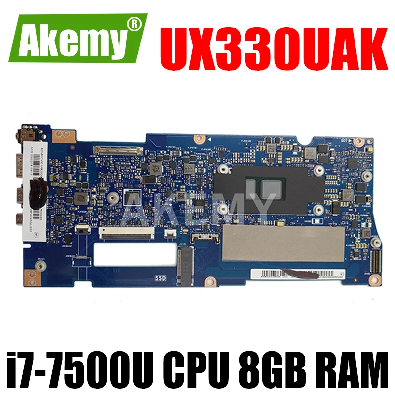 Akemy для ASUS UX330UAK Laotop материнская плата UX330UA UX330UAR UX330U U3000U материнская плата с процессором i7-7500U 8 ГБ RAM
Akemy для ASUS UX330UAK Laotop материнская плата UX330UA UX330UAR UX330U U3000U материнская плата с процессором i7-7500U 8 ГБ RAM
