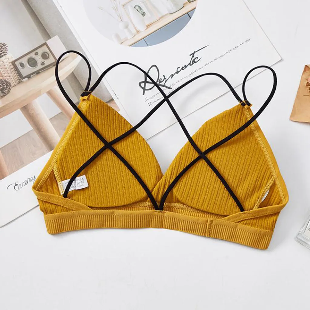 Women Lace No Steel Ring Sports Bra Beauty Back Wrapped Chest Comfortable Brassiere Stretch Triangle Cup Chen Padded Underwear#W
Women Lace No Steel Ring Sports Bra Beauty Back Wrapped Chest Comfortable Brassiere Stretch Triangle Cup Chen Padded Underwear#W