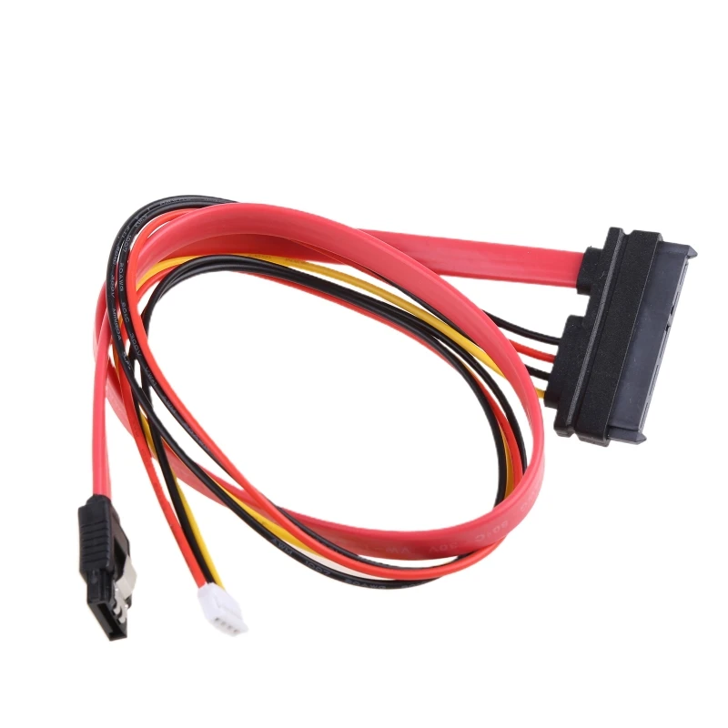 

42cm SATA Extension Cable 7 + 15 22Pin Male to Female Connector Serial SATA 22-Pin Data Power Cord for 2.5 "and 3.5" HDD