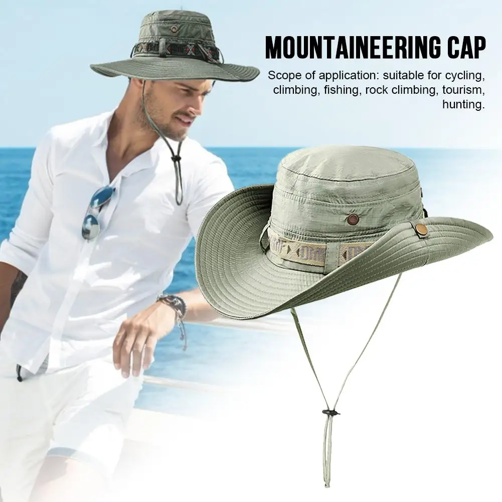 Waterproof Outdoor Shade Hat Fisherman Mountaineering Breathable Hat Summer UV Protection Sun Cap Fishing Camouflage Hat
Waterproof Outdoor Shade Hat Fisherman Mountaineering Breathable Hat Summer UV Protection Sun Cap Fishing Camouflage Hat
