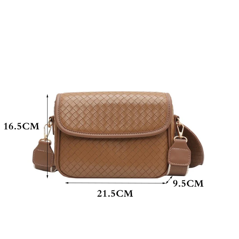 Designer Fashion Woven Strap Messenger Bags Trendy Small Square Women Handbags Female Brand Plaid Shoulder Crossbody Sac
Designer Fashion Woven Strap Messenger Bags Trendy Small Square Women Handbags Female Brand Plaid Shoulder Crossbody Sac