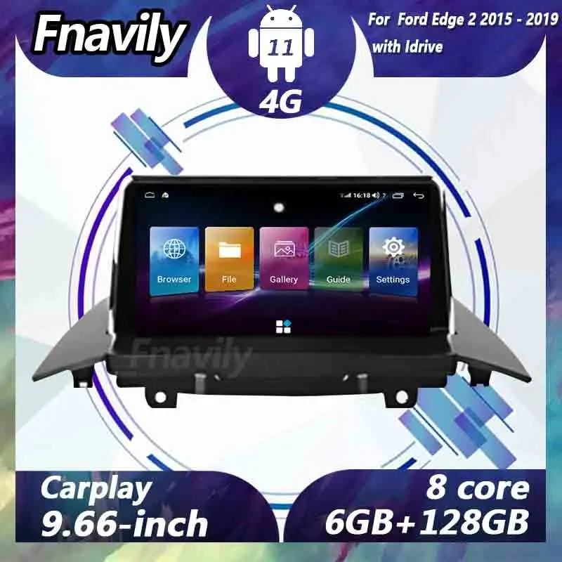 Fnavily Android 11 car audio For Ford Edge 2 with Idrive video dvd player radio car stereos navigation GPS DSP BT 2015 - 2019
Fnavily Android 11 car audio For Ford Edge 2 with Idrive video dvd player radio car stereos navigation GPS DSP BT 2015 - 2019