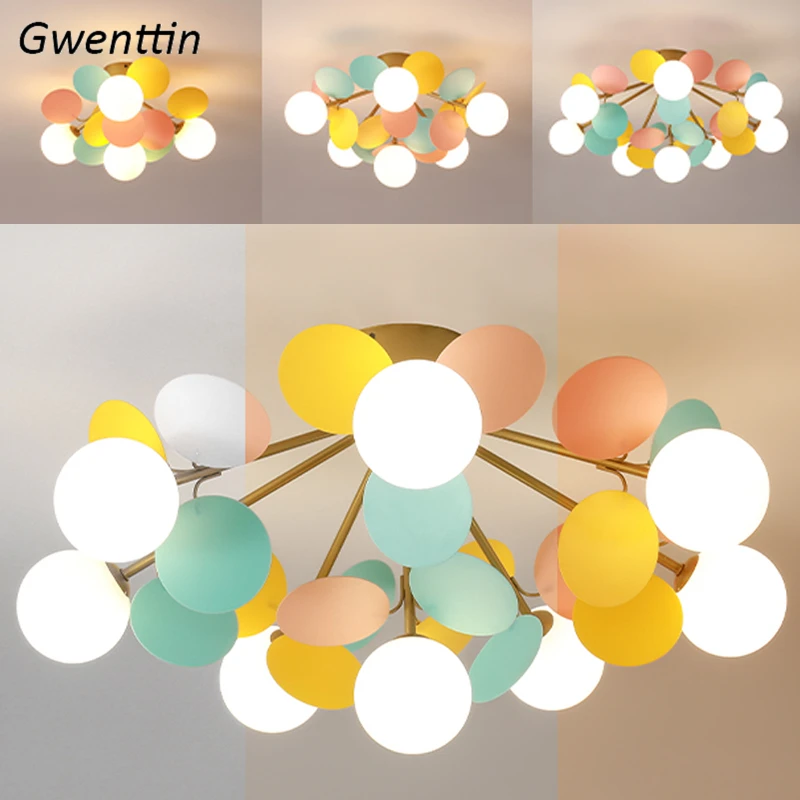Modern Lighting Ceiling Lamp Nordic Children Bedroom Living Room Decoration Ins Creative Petals Ceiling Chandelier Light Fixture 
Modern Lighting Ceiling Lamp Nordic Children Bedroom Living Room Decoration Ins Creative Petals Ceiling Chandelier Light Fixture