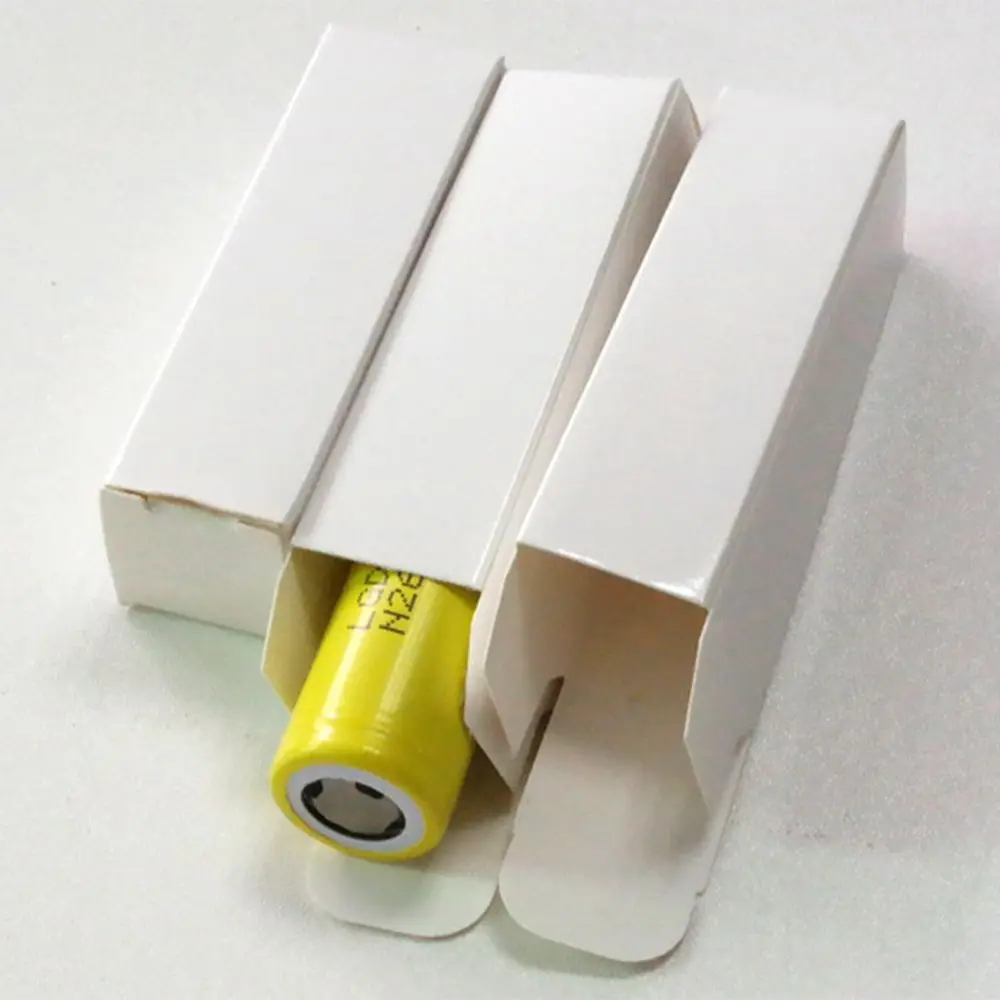 Hot Sale 10Pcs White Paper Battery Package Box Suit for Single 18650 Battery Best Quality and Protection Convenient Useful
Hot Sale 10Pcs White Paper Battery Package Box Suit for Single 18650 Battery Best Quality and Protection Convenient Useful