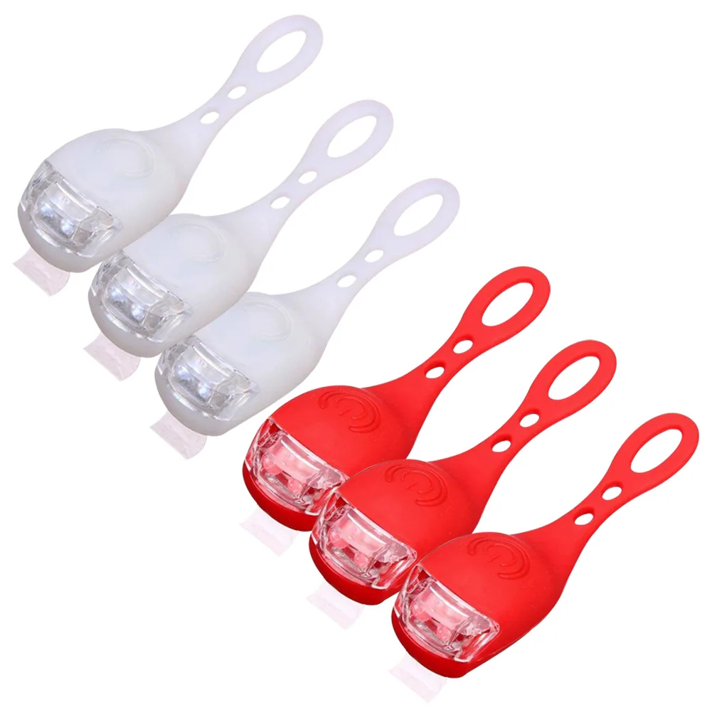 6pcs Bicycle Safety Silicone Lamp Front Accessories Waterproof Rear Wheel Led Cycling Tadpole
6pcs Bicycle Safety Silicone Lamp Front Accessories Waterproof Rear Wheel Led Cycling Tadpole
