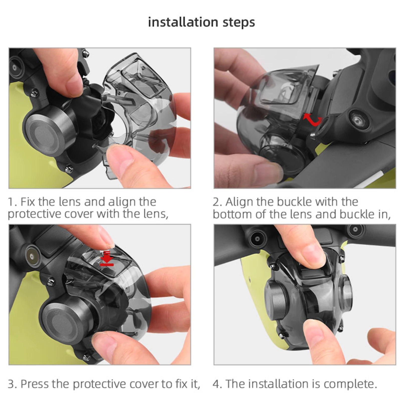 Drone Lens Cap For DJI FPV Combo Anti-Scratch Camera Gimbal Stabilizer Protective Cover Quick-Release Protector Case Accessories 
Drone Lens Cap For DJI FPV Combo Anti-Scratch Camera Gimbal Stabilizer Protective Cover Quick-Release Protector Case Accessories