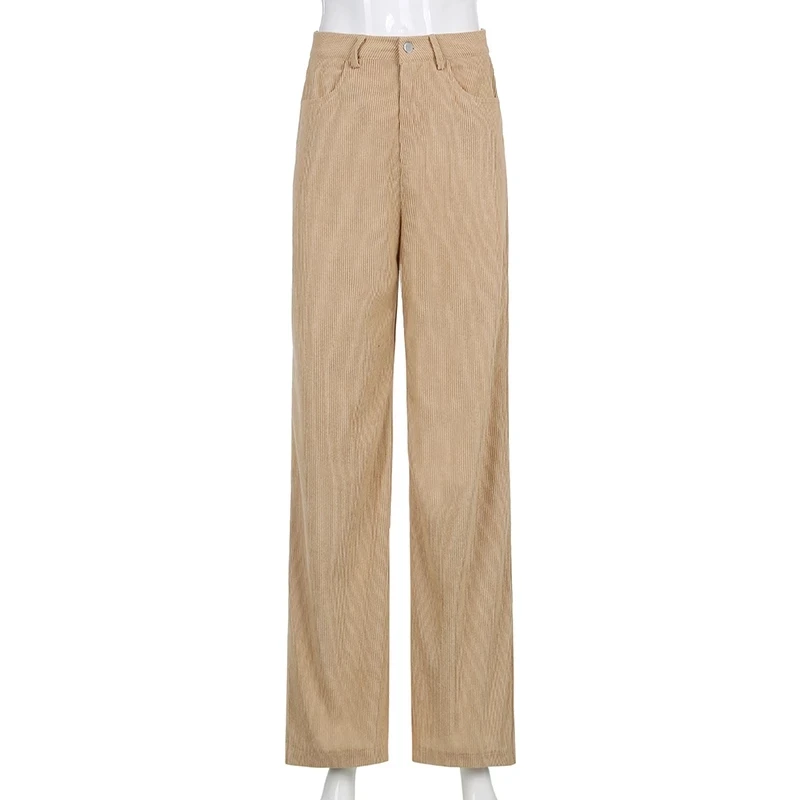 Vintage Oversized Corduroy Baggy Pants Women Harajuku y2k Brown Wide Leg Pant Streetwear Jogger High Waist Trouser Summer 2021
Vintage Oversized Corduroy Baggy Pants Women Harajuku y2k Brown Wide Leg Pant Streetwear Jogger High Waist Trouser Summer 2021