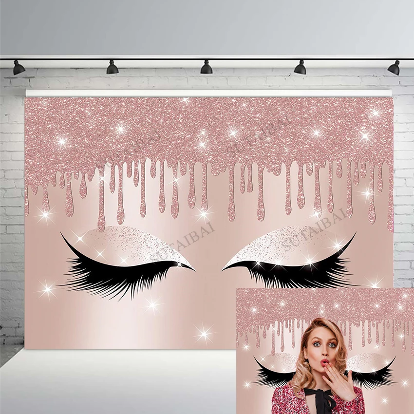 7x5ft розовое золото макияж фон для фотографии ресницы Роза капли Розовый Блестящий Фон сладкие девочки вечерние Декор-баннер
7x5ft розовое золото макияж фон для фотографии ресницы Роза капли Розовый Блестящий Фон сладкие девочки вечерние Декор-баннер