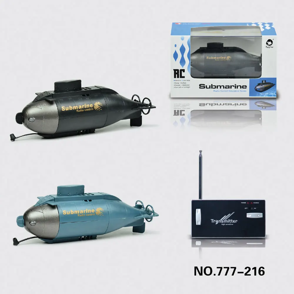 Мини детская игрушка RC Подводная лодка скоростная с дистанционным управлением