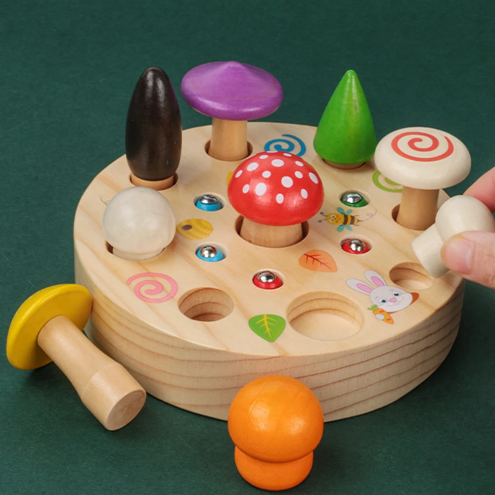 Wooden Magnetic Woodpecker Insect Catching Toy Mushroom Picking Game Bird Feeding Game Set Early Education Montessori Toy
Wooden Magnetic Woodpecker Insect Catching Toy Mushroom Picking Game Bird Feeding Game Set Early Education Montessori Toy