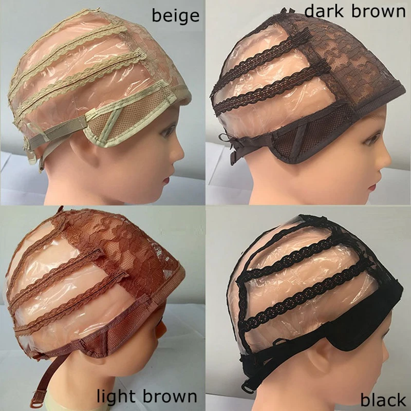 5 шт. эластичные пластиковые шляпы для изготовления париков с регулируемым