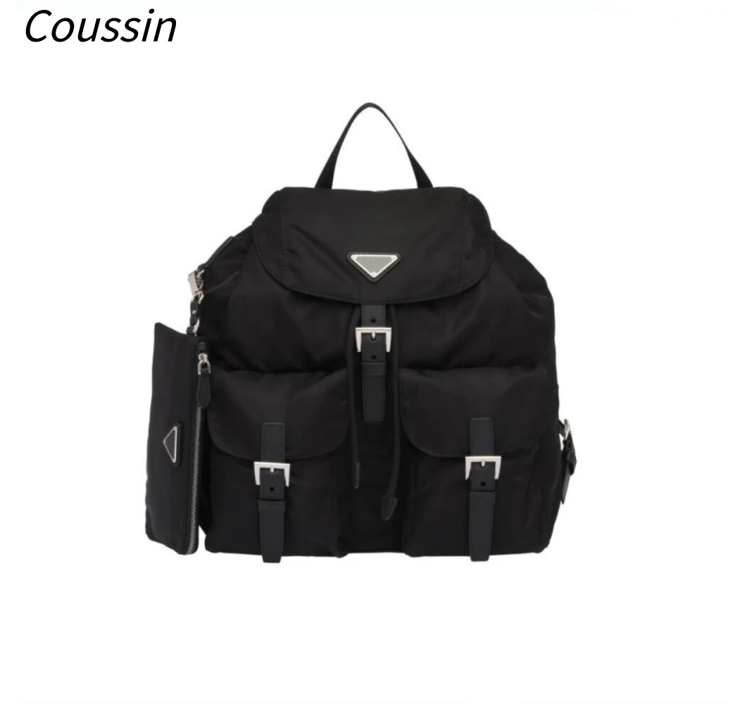 Nylon&Leather Casual Backpack for Womens Drawstring Enameled Metal with Woven Nylon Straps and Handle Ladies Tote Shoulder Bags
Nylon&Leather Casual Backpack for Womens Drawstring Enameled Metal with Woven Nylon Straps and Handle Ladies Tote Shoulder Bags