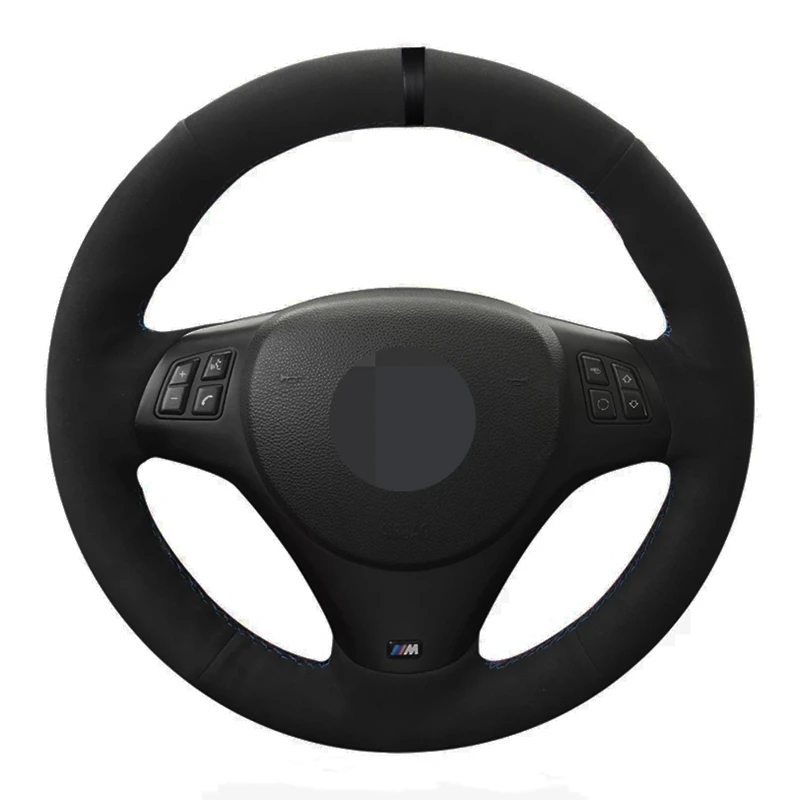 Car Steering Wheel Cover Black Marker Soft Black Genuine Leather Suede For BMW M Sport M3 E90 E91 E92 E93 E87 E81 E82 E88 X1 E84
Car Steering Wheel Cover Black Marker Soft Black Genuine Leather Suede For BMW M Sport M3 E90 E91 E92 E93 E87 E81 E82 E88 X1 E84