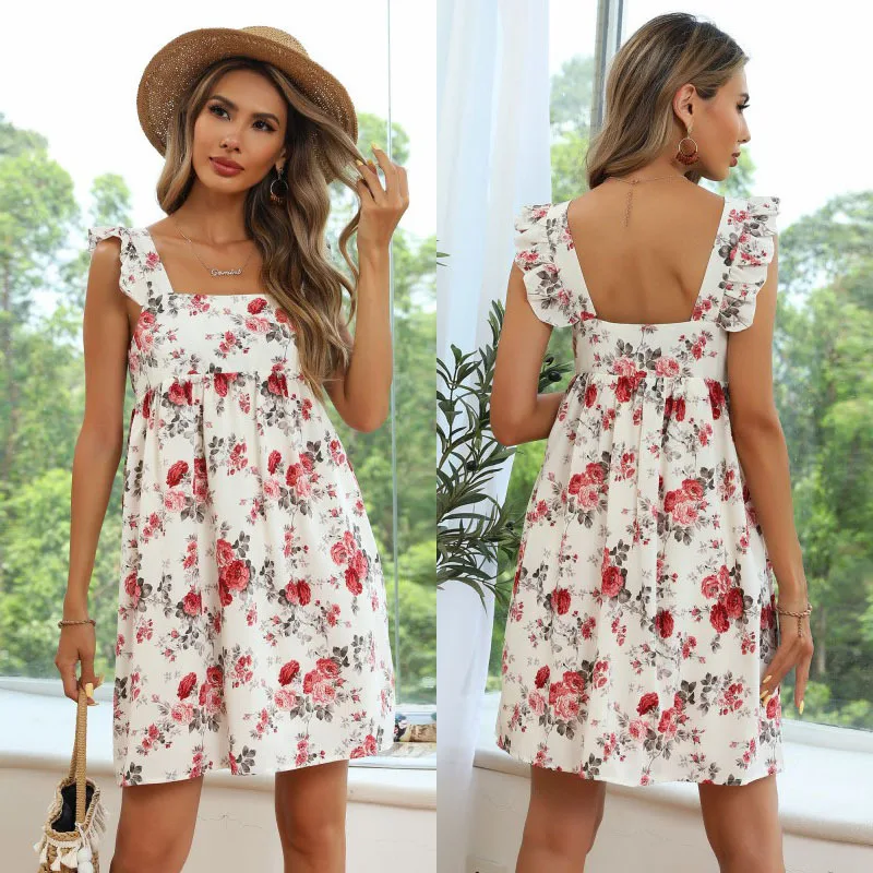 2021 Summer New Chiffon Print with Lined Short Ruffle Suspender Dress Maxi Dresses for Women White Dress Dresses Women
2021 Summer New Chiffon Print with Lined Short Ruffle Suspender Dress Maxi Dresses for Women White Dress Dresses Women
