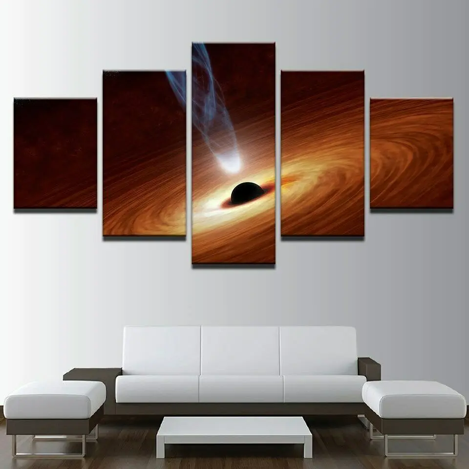 5 Piece No Framed Black Hole Star Universe Space Canvas Picture Print Wall Art Canvas Painting Wall Decor for Living Room
5 Piece No Framed Black Hole Star Universe Space Canvas Picture Print Wall Art Canvas Painting Wall Decor for Living Room