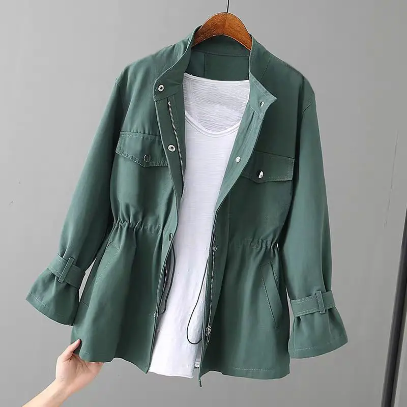 2021 New Autumn Women Jacket Fashion Long Sleeve Casual Basic Jackets Female Windbreaker Loose Coat Outwear Streetwear Top
2021 New Autumn Women Jacket Fashion Long Sleeve Casual Basic Jackets Female Windbreaker Loose Coat Outwear Streetwear Top