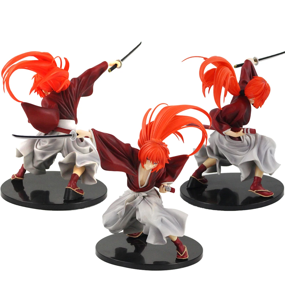 Экшн фигурка самурая X Rurouni Kenshin Himura из ПВХ Коллекционная модель игрушки подарки