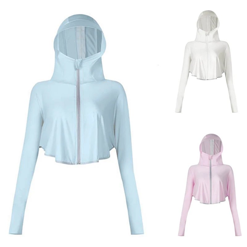 Hot Kf-Women's Cardigan Long-Sleeve Sunscreen UV Protection Breathable Ice Silk Hooded Shawl For Running,Cycling,Fishing
Hot Kf-Women's Cardigan Long-Sleeve Sunscreen UV Protection Breathable Ice Silk Hooded Shawl For Running,Cycling,Fishing