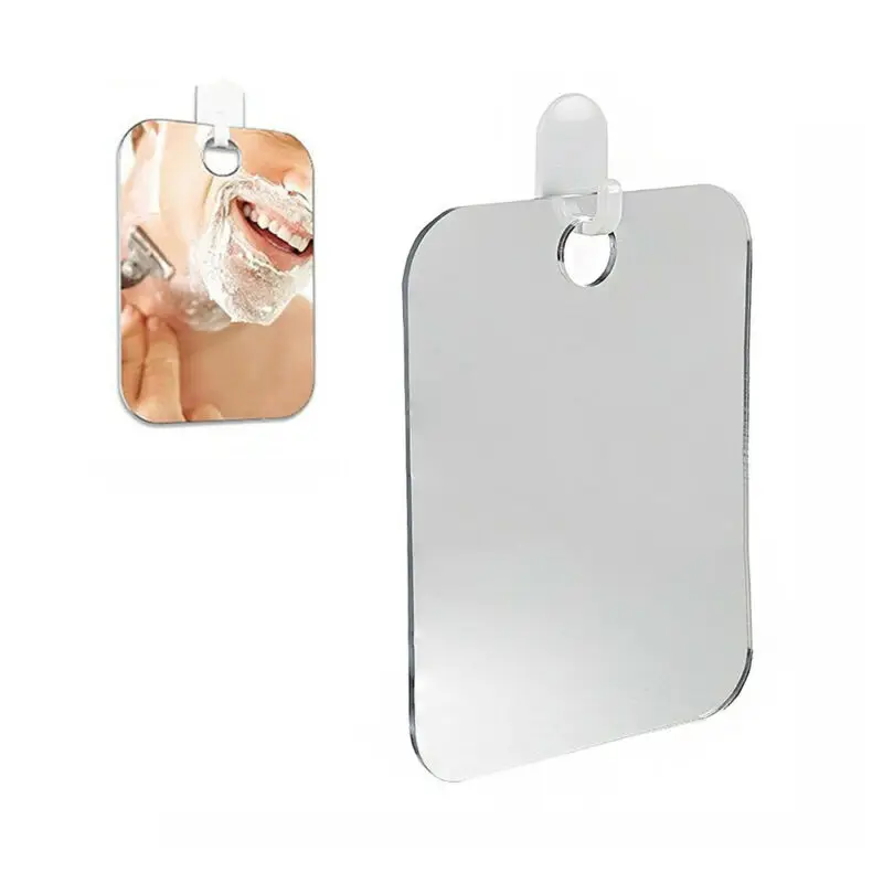 3D Fogless Shaving Cosmetic Shower Mirror Bathroom Anti-Fog Waterproof Wall Suction Mount Hook Square Decorative Mirrors 17x13cm
3D Fogless Shaving Cosmetic Shower Mirror Bathroom Anti-Fog Waterproof Wall Suction Mount Hook Square Decorative Mirrors 17x13cm