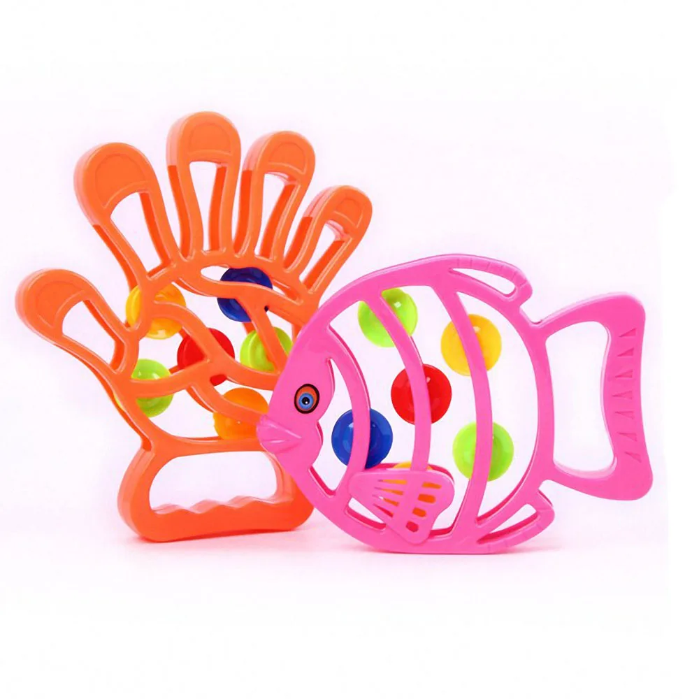 Baby Rattle Toy Children Funny Palm Fish Shape Puzzle Enlightenment Novelty Sound Musical Toy Gifts Random Color
Baby Rattle Toy Children Funny Palm Fish Shape Puzzle Enlightenment Novelty Sound Musical Toy Gifts Random Color
