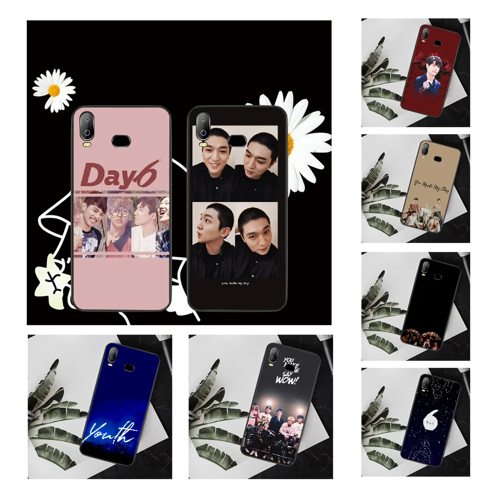 NBDRUICAI DAY6 1 й мировой тур Молодежный ТПУ Черный чехол для телефона корпус Samsung A10 A20