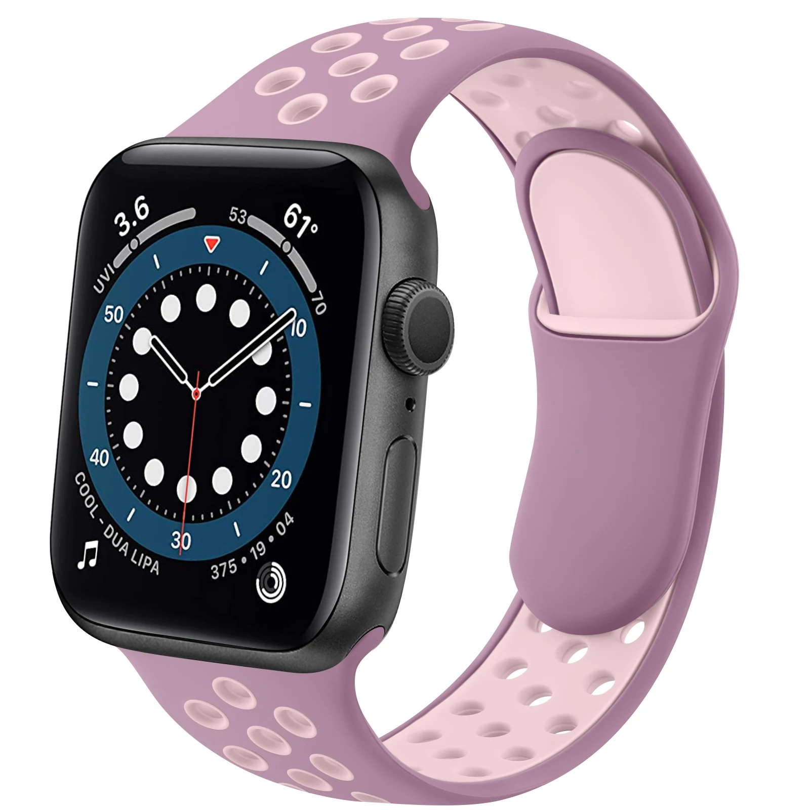 Silicone Watch Band Bracelet For Apple Sport Watch 41mm 45mm 38mm 42mm Strap Breathable Wristband For iWatch Series 7 6 5 4 3 2
Silicone Watch Band Bracelet For Apple Sport Watch 41mm 45mm 38mm 42mm Strap Breathable Wristband For iWatch Series 7 6 5 4 3 2