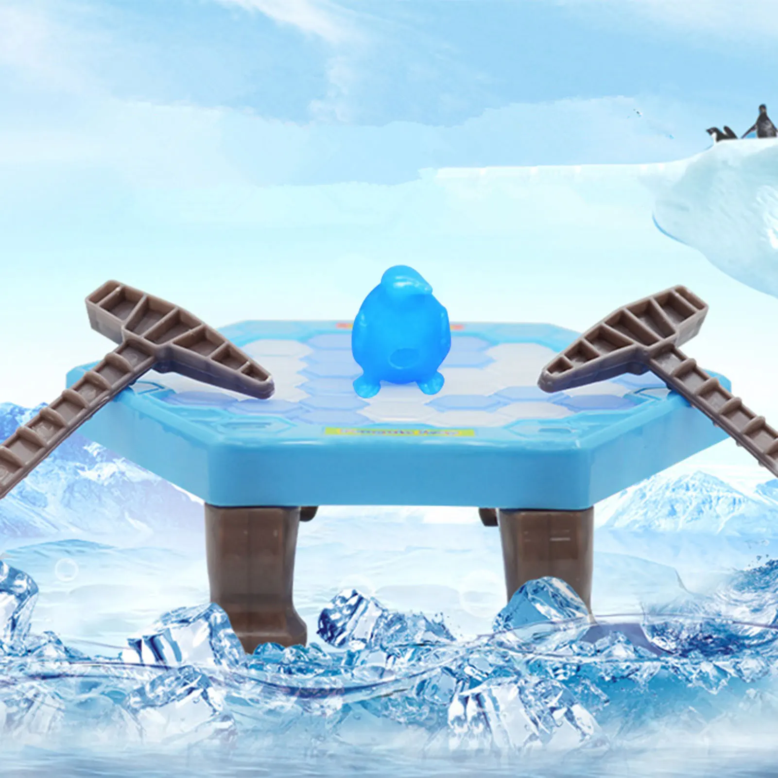 Mini Penguin Trap Board Game Ice Breaking Save The Penguin Party Game Parent-child Interactive Entertainment Table Toys Kid Gift
Mini Penguin Trap Board Game Ice Breaking Save The Penguin Party Game Parent-child Interactive Entertainment Table Toys Kid Gift