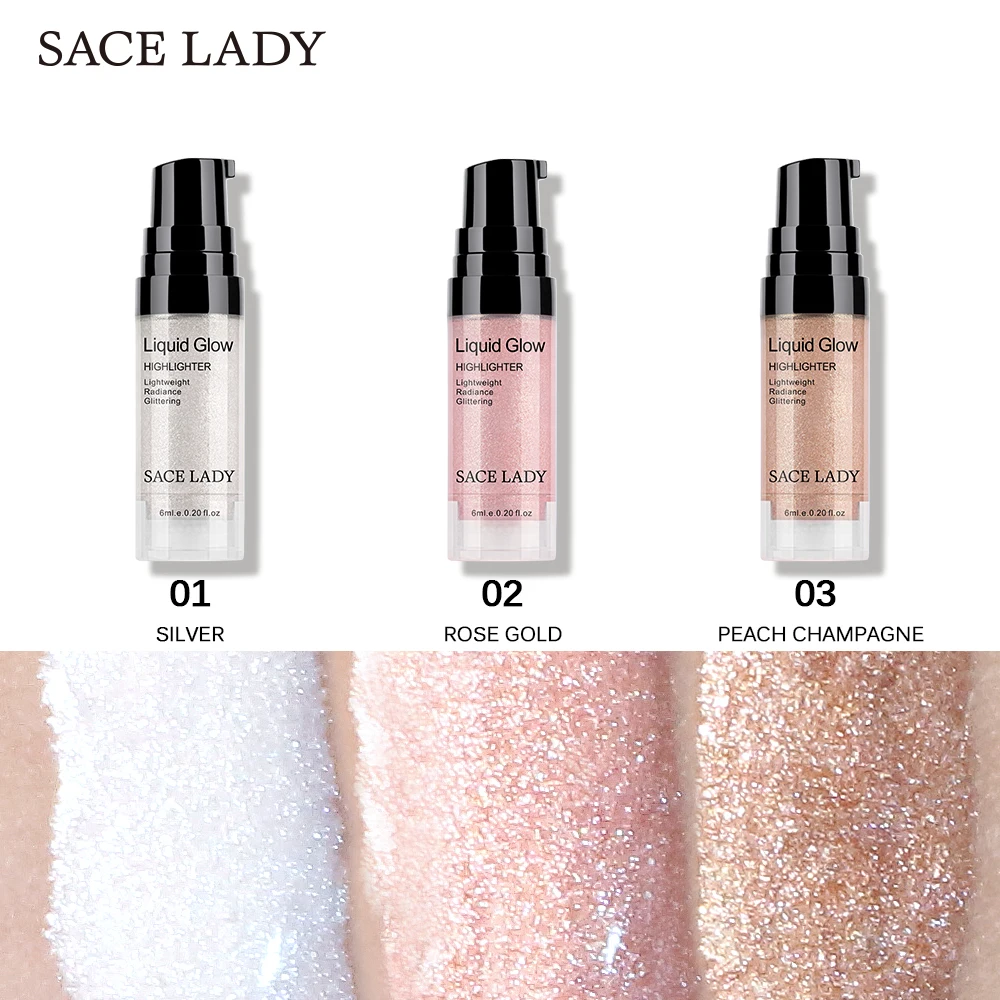 SACE LADY Liquid Highlighter Illuminator Makeup Bronzer Glow Face Contour Shimmer Highlight Glitter Cosmetics Wholesale
SACE LADY Liquid Highlighter Illuminator Makeup Bronzer Glow Face Contour Shimmer Highlight Glitter Cosmetics Wholesale