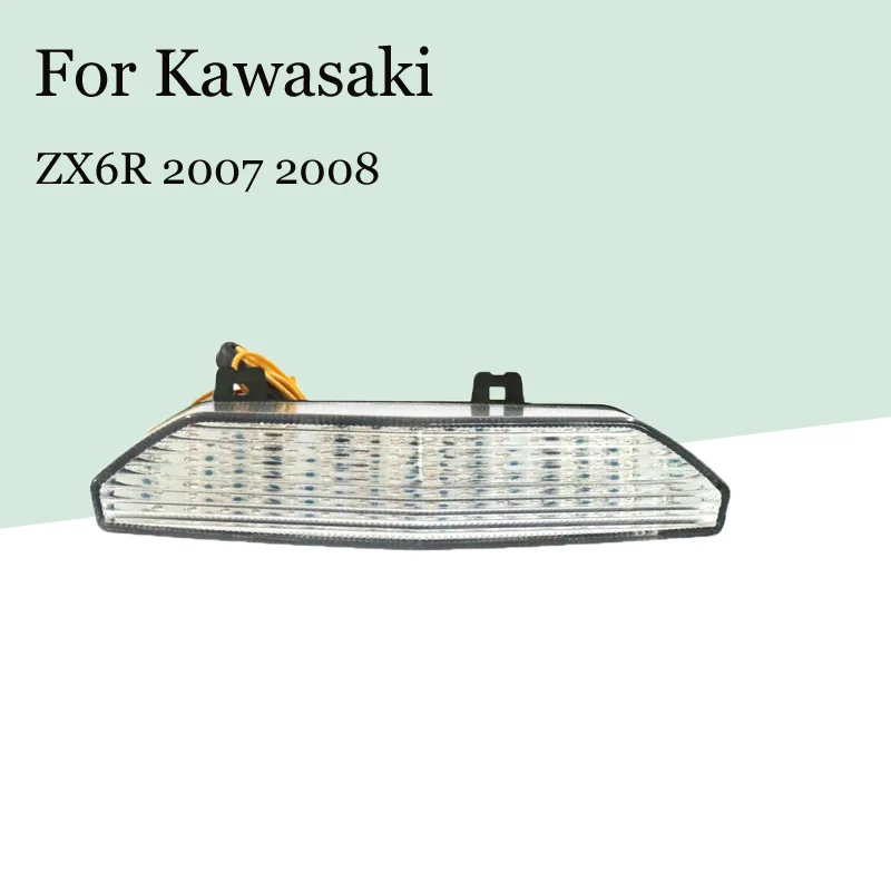 For Kawasaki ZX6R 2007 2008 Motorcycle LED Rear Tail Brake Light Turn Signal Integrated Lamp ZX 6R Accessories
For Kawasaki ZX6R 2007 2008 Motorcycle LED Rear Tail Brake Light Turn Signal Integrated Lamp ZX 6R Accessories