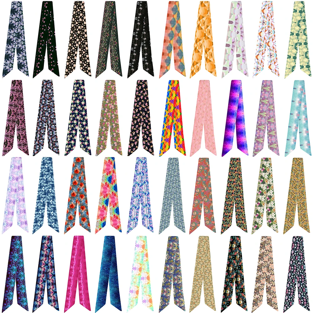 Imixlot New Design Colorful Print Woman Twill Silk Scarf 95*5cm Long Small Head Skinny Scarves Multifunction Handle Bag Ribbons
Imixlot New Design Colorful Print Woman Twill Silk Scarf 95*5cm Long Small Head Skinny Scarves Multifunction Handle Bag Ribbons