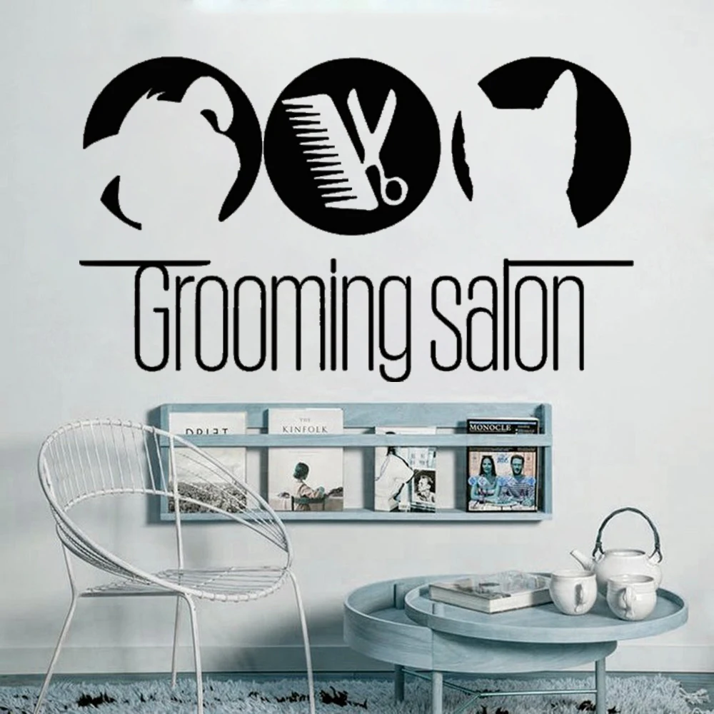 Pet Grooming Salon Wall Decals Animals Dog Cat Decor Murals Vinyl Interior Design Pet Shop Sign Logo Window Door Stickers HJ0570
Pet Grooming Salon Wall Decals Animals Dog Cat Decor Murals Vinyl Interior Design Pet Shop Sign Logo Window Door Stickers HJ0570