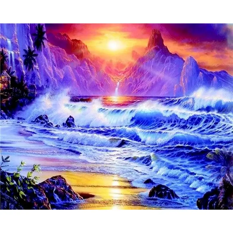 5D Diamond Art Painting Round Full Craft Kits Setting Sun For Adults Home Decor Wall Art Gift Mosaic Stitch 3D Diamant Paintings
5D Diamond Art Painting Round Full Craft Kits Setting Sun For Adults Home Decor Wall Art Gift Mosaic Stitch 3D Diamant Paintings