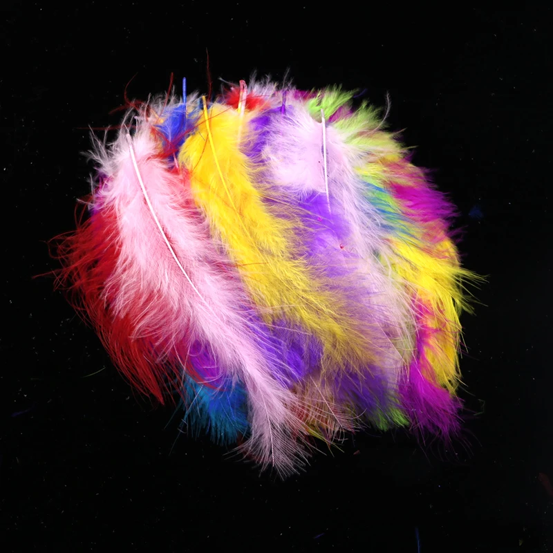50Pcs/bag Morandi Colorful Chicken Plume 8-15cm Natural Turkey Feathers DIY Plumas Crafts for Carnival Halloween Christmas 
50Pcs/bag Morandi Colorful Chicken Plume 8-15cm Natural Turkey Feathers DIY Plumas Crafts for Carnival Halloween Christmas