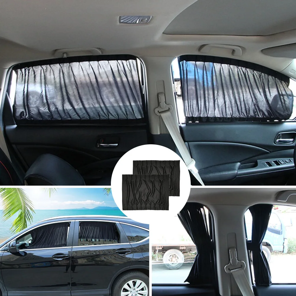 1Pair 50*39cm Car Side Window Sunshade Front Rear Window Sun Shade Privacy Curtain Anti-UV Visor Curtains Car Accessories
1Pair 50*39cm Car Side Window Sunshade Front Rear Window Sun Shade Privacy Curtain Anti-UV Visor Curtains Car Accessories