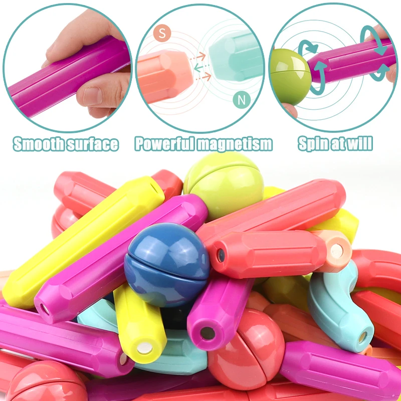 25-64Pcs Big Size Magnetic Stick Building Blocks game magnets children Set Kids Magnets for children Magnetic Toy Bricks
25-64Pcs Big Size Magnetic Stick Building Blocks game magnets children Set Kids Magnets for children Magnetic Toy Bricks