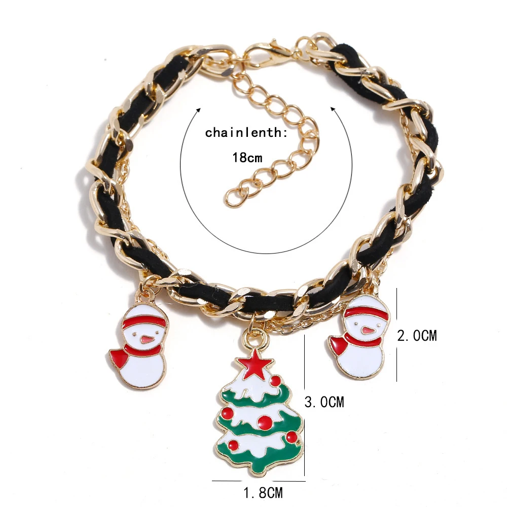 Santa Claus Tree Christmas Bracelet Merry Christmas Decor For Home Christmas Holiday Ornaments Women Girls Gifts
Santa Claus Tree Christmas Bracelet Merry Christmas Decor For Home Christmas Holiday Ornaments Women Girls Gifts