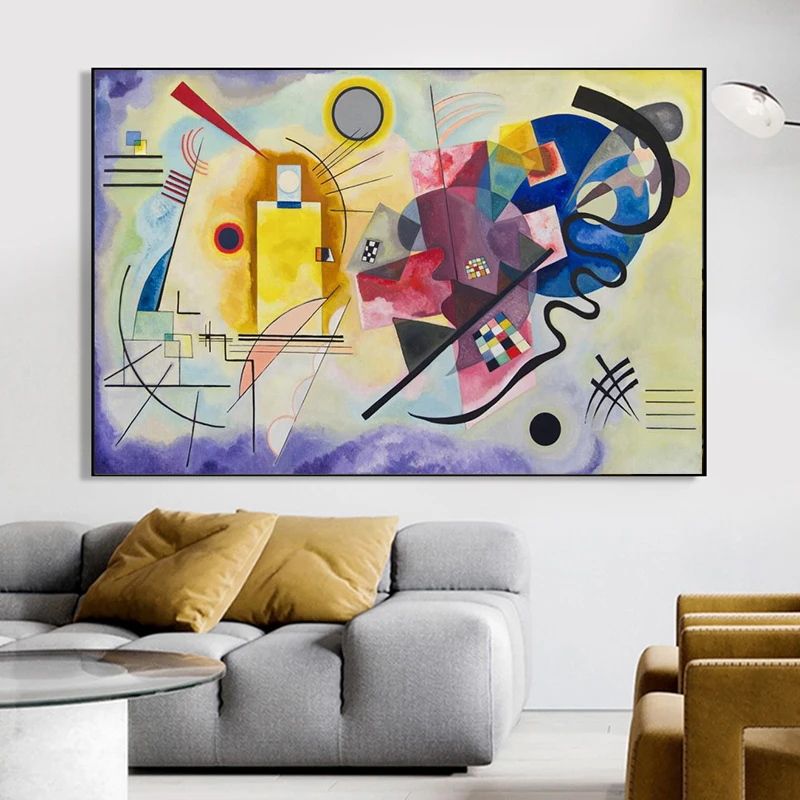 Abstract Yellow Red Blue By Wassily Kandinsky Canvas Paintings on The Wall Famous Artwork Cuadros Canvas Art Print Wall Decor
Abstract Yellow Red Blue By Wassily Kandinsky Canvas Paintings on The Wall Famous Artwork Cuadros Canvas Art Print Wall Decor