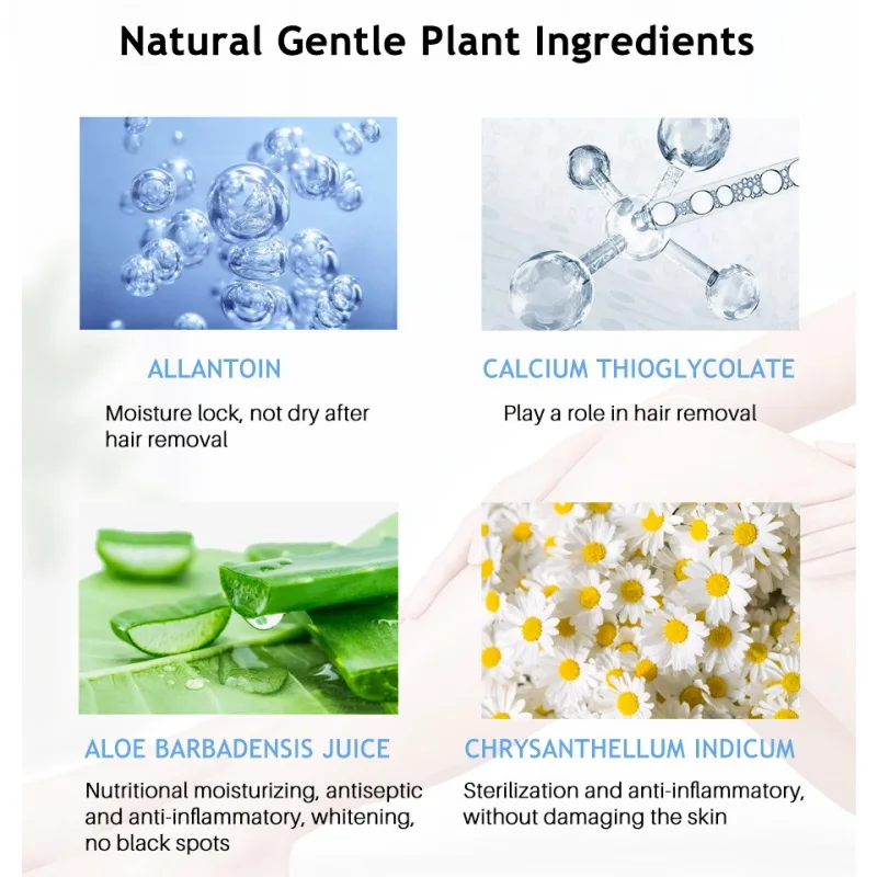 Hair Removal Cream Painless & Effective Body Depilatory Cream for Men Women Body Bikini Leg Armpit 60g Plus 60g New Arrivals 
Hair Removal Cream Painless & Effective Body Depilatory Cream for Men Women Body Bikini Leg Armpit 60g Plus 60g New Arrivals