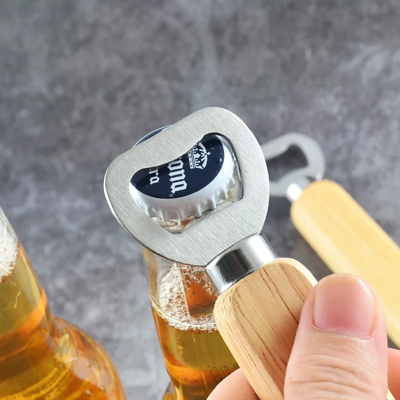 1Pcs Wine Opener Rubber Wood Handheld Bottle Opener Soda Beer Glass Cap Wine Bottle Corkscrew Bar Bartender Kitchen Party Tools
1Pcs Wine Opener Rubber Wood Handheld Bottle Opener Soda Beer Glass Cap Wine Bottle Corkscrew Bar Bartender Kitchen Party Tools