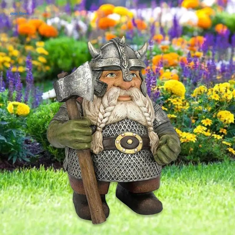 L5YE Viking Victor Norse Dwarf Gnome Garden Statue Ornament Creative Sculpture Decor
L5YE Viking Victor Norse Dwarf Gnome Garden Statue Ornament Creative Sculpture Decor
