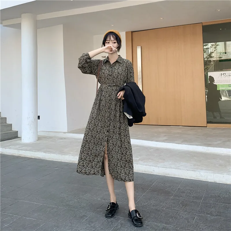 Large size M-4XL 2019 New spring dress blouse collar fat mm loose thin floral dress
Large size M-4XL 2019 New spring dress blouse collar fat mm loose thin floral dress