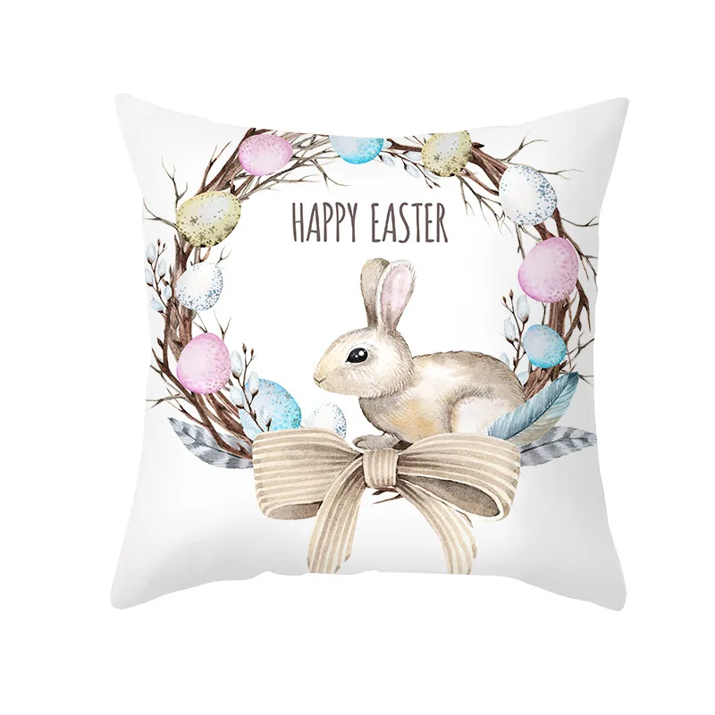 4Pcs Happy Easter Decorations for Home Rabbit Eggs Pillowcase Cushion Cover Festival Ornament Cute Bunny 45X45Cm
4Pcs Happy Easter Decorations for Home Rabbit Eggs Pillowcase Cushion Cover Festival Ornament Cute Bunny 45X45Cm