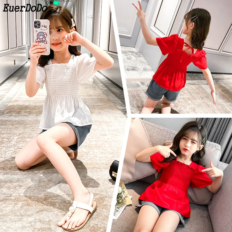 Girls T-shirt Short Sleeve Summer Blouses For Girls Tops Children's T Shirt Girl Teens T Shirts Kids Tshirt Girl 2-10Y Clothes
Girls T-shirt Short Sleeve Summer Blouses For Girls Tops Children's T Shirt Girl Teens T Shirts Kids Tshirt Girl 2-10Y Clothes