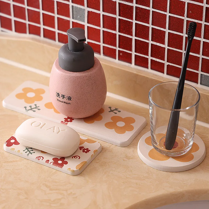 Diatom Mud Coaster Soap Pad Absorbent Round Rectangle Makeup Pad Cute Diatom Mud Cup Pad Kitchen Decoration Accessories
Diatom Mud Coaster Soap Pad Absorbent Round Rectangle Makeup Pad Cute Diatom Mud Cup Pad Kitchen Decoration Accessories