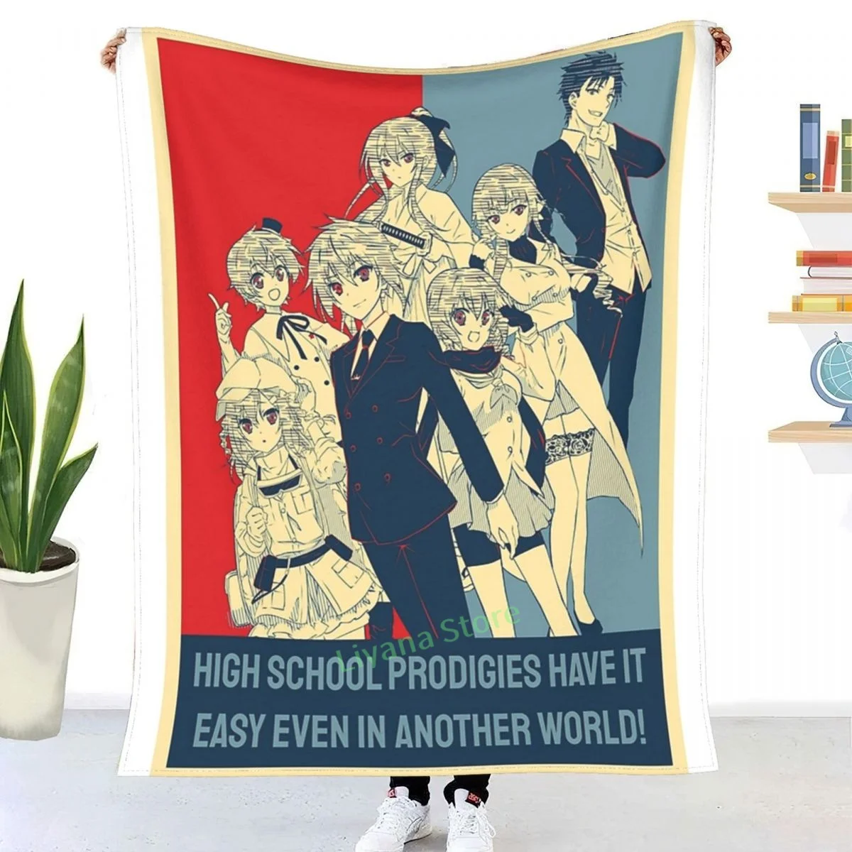 High School Prodigies Have It Easy Even In Another World - Anime Manga Poster Throw Blanket 3D printed sofa bedroom decorative
High School Prodigies Have It Easy Even In Another World - Anime Manga Poster Throw Blanket 3D printed sofa bedroom decorative