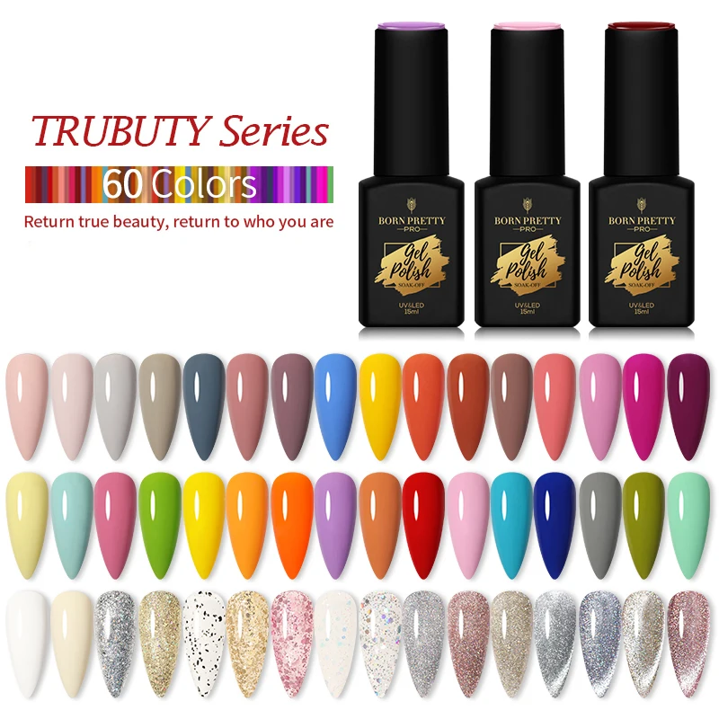 BORN PRETTY Pro Nail Gel Polish Reflective Glitter Gel 15ml Trubuty Series Soak Off UV Semi-permanent Varnish Top Coat Nail Art
BORN PRETTY Pro Nail Gel Polish Reflective Glitter Gel 15ml Trubuty Series Soak Off UV Semi-permanent Varnish Top Coat Nail Art