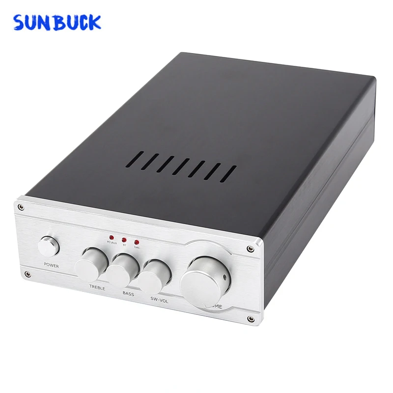 Sunbuck 150W+150W+68W 2.1 Bluetooth HIFI Amplifier LM3886 2SA1943 2SA5200 Power Amplifier
Sunbuck 150W+150W+68W 2.1 Bluetooth HIFI Amplifier LM3886 2SA1943 2SA5200 Power Amplifier
