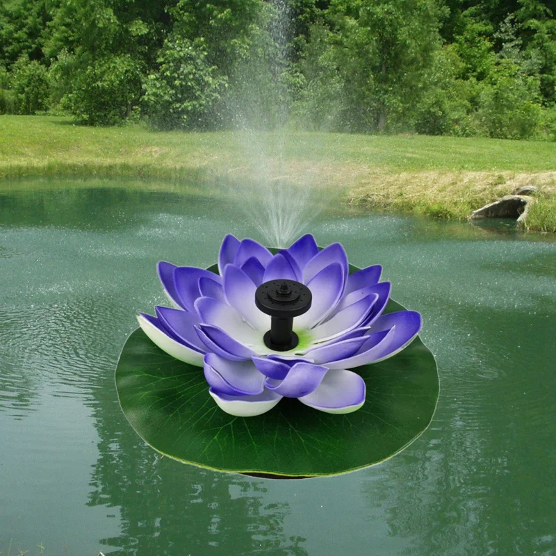 Solar Lotus Fountain Lotus Flower Fountain Fountain Water Pump Courtyard Landscape Colors Garden Fountain Pond Solar
Solar Lotus Fountain Lotus Flower Fountain Fountain Water Pump Courtyard Landscape Colors Garden Fountain Pond Solar